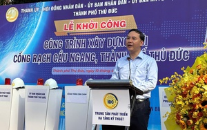 Tp.HCM: Khởi công cống Rạch Cầu Ngang, xóa điểm ngập kinh niên tại chợ Thủ Đức