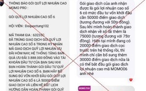 Cảnh báo thủ đoạn lừa đảo khi tham gia đầu tư qua ứng dụng MoMo Pro giả mạo