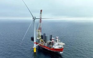 Trang trại điện gió ngoài khơi 960MW đạt cột mốc quan trọng