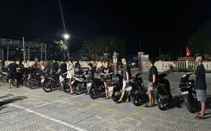 Hơn 100 thanh thiếu niên một xã bị xử phạt vi phạm trật tự an toàn giao thông