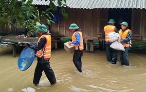 Quảng Bình mưa lớn do ảnh hưởng bão số 1, gần 1.500 ha lúa hè thu bị ngập sâu