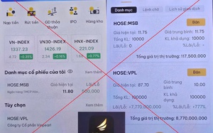 Cảnh báo thủ đoạn lừa đảo qua app chứng khoán giả mạo