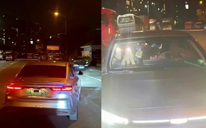 Camera ghi cảnh ô tô lấn làn, tông thẳng vào người dân và hàng loạt xe máy- Ảnh 3.