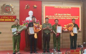 Khen thưởng thành tích xuất sắc của các đơn vị phá án tại Quảng Trị