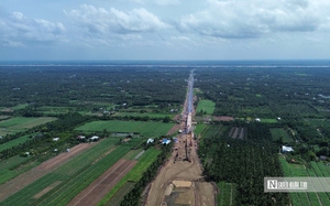 Hơn 40 mũi thi công trên công trường cầu Đại Ngãi, chuẩn bị cho mốc tiến độ quan trọng - Ảnh 9.