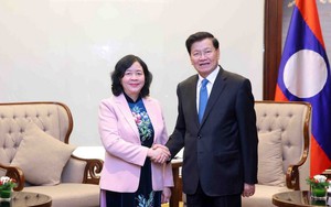 Thủ tướng Phạm Minh Chính gặp Thủ tướng Lào - Ảnh 5.