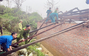 Mưa đá, giông lốc “càn quét” các tỉnh phía Bắc, hàng trăm nhà tốc mái, hoa màu bị tàn phá, thiệt hại lan rộng - Ảnh 5.