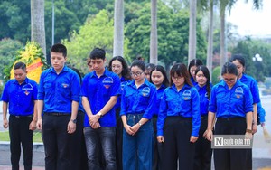 Hội Cựu chiến binh cơ quan Trung ương Hội Luật gia Việt Nam tri &acirc;n c&aacute;c anh h&ugrave;ng liệt sĩ - Ảnh 12.