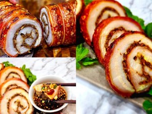 Tối nay ăn gì: Heo quay giòn bì, món ngon 