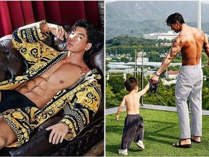 Hoàng Hải Đăng: Tỏa sáng trên sàn đấu vì các con- Ảnh 4. Ông bố nóng bỏng nhất xứ kim chi là một