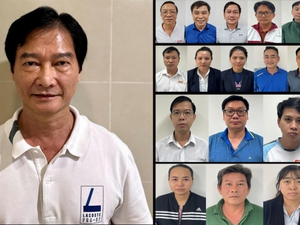 Phiên xử sơ thẩm Tuấn Ân và đồng phạm: Phòng xử chật kín, an ninh siết chặt - Ảnh 12.