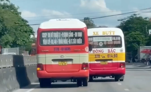 Tây Ninh: Xác minh vụ hai xe buýt rượt đuổi, ép nhau trên QL1 khiến người đi đường hoảng loạn- Ảnh 3.