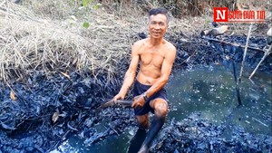 Náo nhiệt hội thi bắt cá tay không trong mùa lễ hội đầu xuân - Ảnh 5.