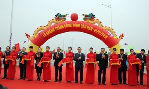 Hải Phòng khánh thành cầu Hàn và cầu Đăng sau 8 tháng thi công