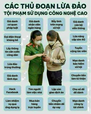 Bình Phước: Cảnh giác tội phạm công nghệ cao lừa đảo chiếm đoạt tài sản