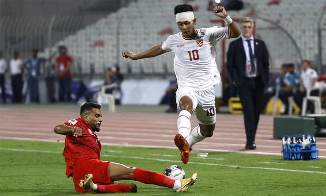 Đội tuyển Indonesia suýt thắng Bahrain tại vòng loại World Cup 2026.