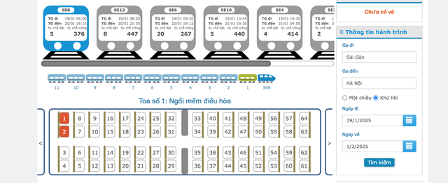 Mở bán vé tàu Tết 2025: Không bán ghế phụ, nâng cao chất lượng phục vụ- Ảnh 3.