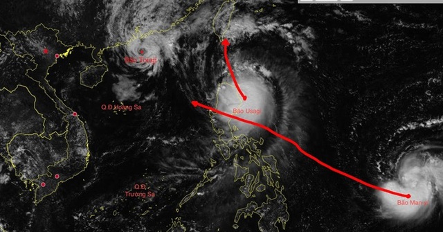 Bão Usagi di chuyển thần tốc, có hướng đi "dị thường" trước khi đổ bộ- Ảnh 2.