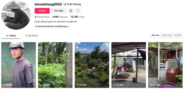 Lê Tuấn Khang: Từ chàng trai chăn vịt đến TikToker 5 triệu lượt theo dõi gây ấn tượng- Ảnh 9. Lê Tuấn Khang: Từ chàng trai chăn vịt đến TikToker 5 triệu lượt theo dõi gây ấn tượng- Ảnh 9.