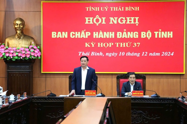 Bí thư Tỉnh ủy Thái Bình: Tinh gọn bộ máy là việc cần làm và phải làm ngay- Ảnh 1.