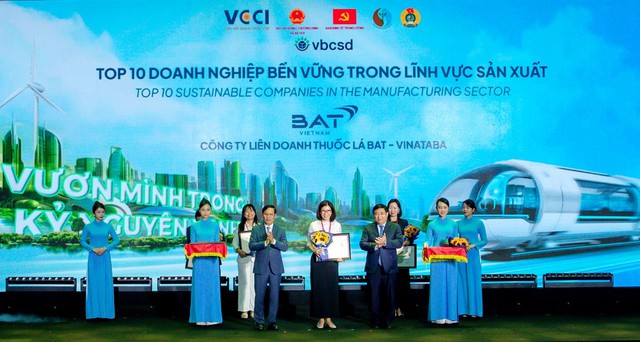 BAT Việt Nam lần đầu tiên thuộc Top 10 doanh nghiệp bền vững nhất Việt Nam- Ảnh 1.