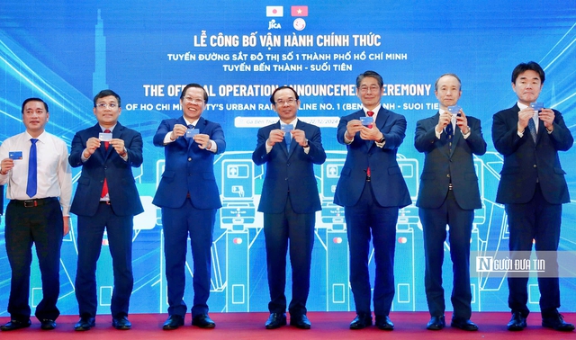 Metro số 1 Bến Thành - Suối Tiên chính thức lăn bánh- Ảnh 1.