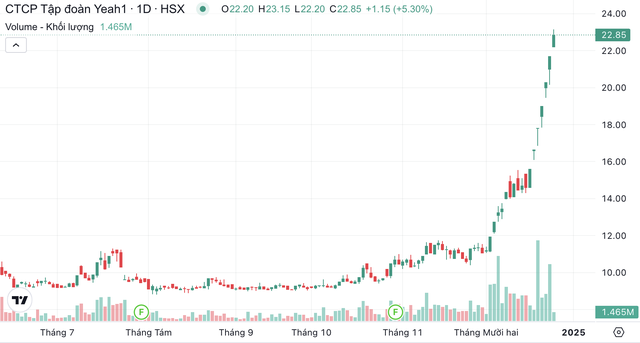 Cổ phiếu YEG tăng trần 5 phiên, Yeah1 nói "nằm ngoài sự kiểm soát của công ty"- Ảnh 1.