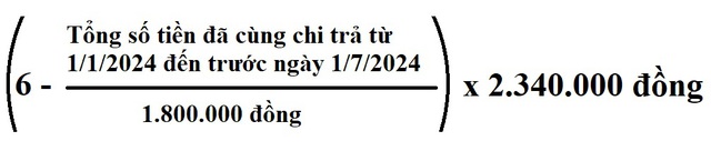 Cách tính số tiền cùng chi trả để hưởng BHYT 5 năm liên tục mới nhất- Ảnh 1.