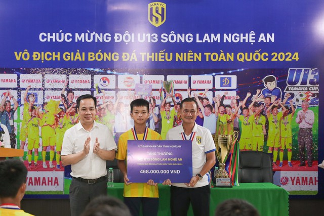 Vô địch U13 Quốc gia, Sông Lam Nghệ An được thưởng gần nửa tỷ đồng- Ảnh 2.