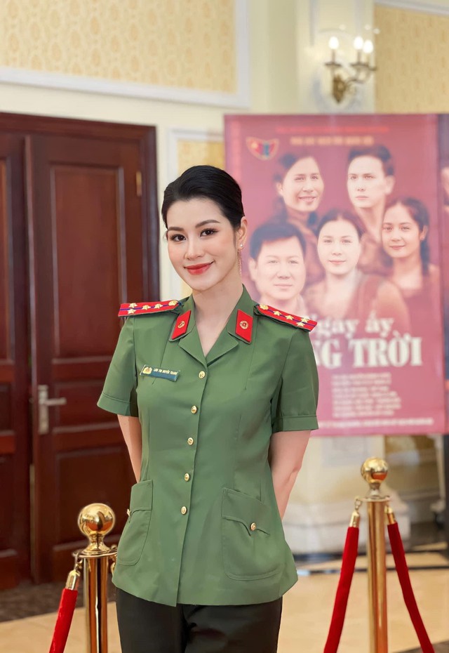 Lưu Huyền Trang: Nữ Đại úy công an, diễn viên phim giờ vàng của VTV là mỹ nhân tài sắc- Ảnh 2.