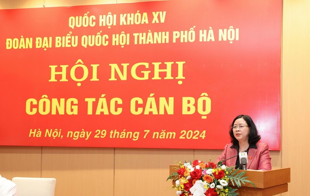 Bà Bùi Thị Minh Hoài làm Trưởng đoàn đại biểu Quốc hội Tp.Hà Nội- Ảnh 2.