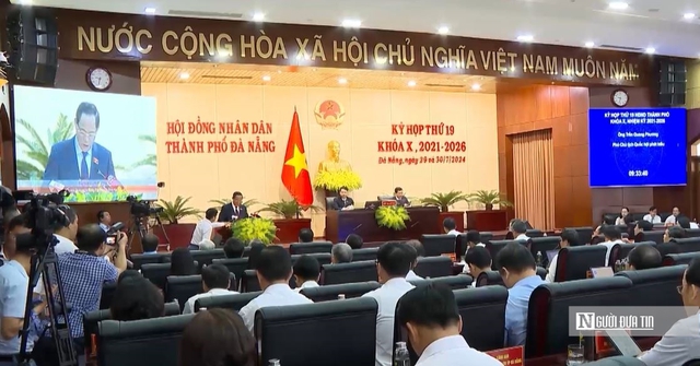 Kỳ họp Hội đồng nhân dân thành phố Đà Nẵng thứ 19, khóa X, năm 2021-2026 ngày 29/7.