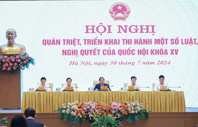 Hội nghị quán triệt, triển khai một số luật, nghị quyết của Quốc hội khoá XV- Ảnh 1.