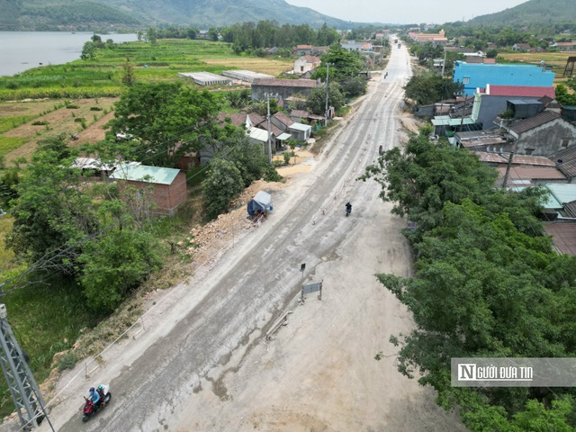 Dự án đoạn qua huyện Tây Sơn, tỉnh Bình Định dài 17 km. Ảnh:NL