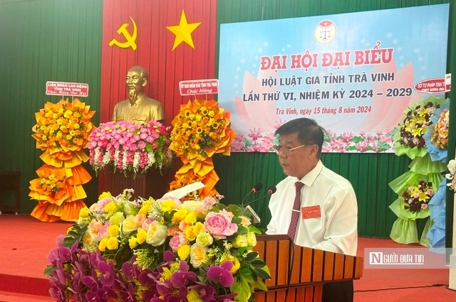 Đại hội đại biểu Hội Luật gia tỉnh Trà Vinh nhiệm kỳ 2024-2029- Ảnh 5.