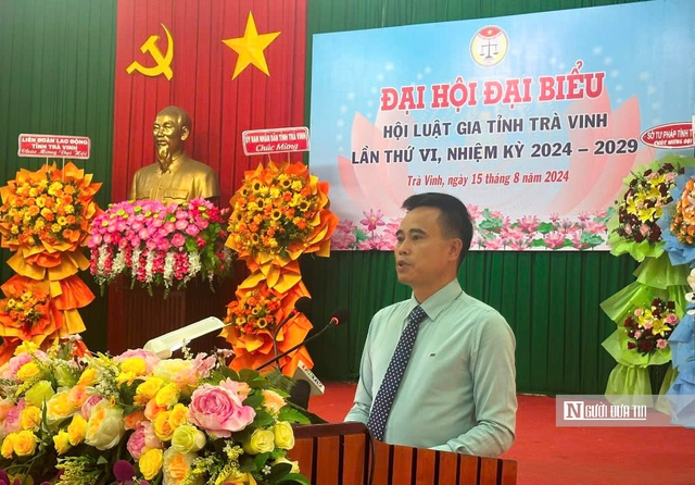 Đại hội đại biểu Hội Luật gia tỉnh Trà Vinh nhiệm kỳ 2024-2029- Ảnh 1.