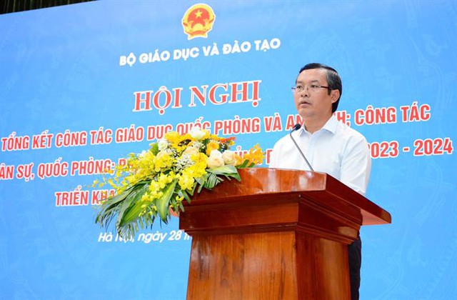 Triển khai nhiệm vụ giáo dục quốc phòng và an ninh năm học 2024-2025- Ảnh 2.