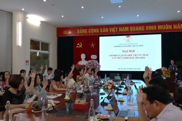 Chi hội Luật gia Học viện Tư pháp phát huy lợi thế trong lĩnh vực pháp luật- Ảnh 1.