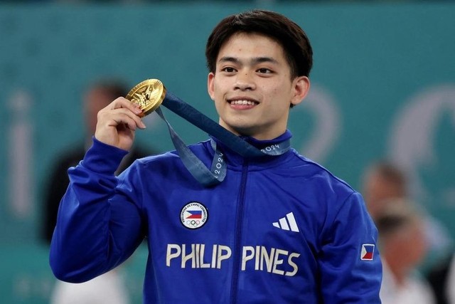 Carlos Yulo mang về huy chương vàng quý giá cho Philippines tại Olympic Paris 2024.