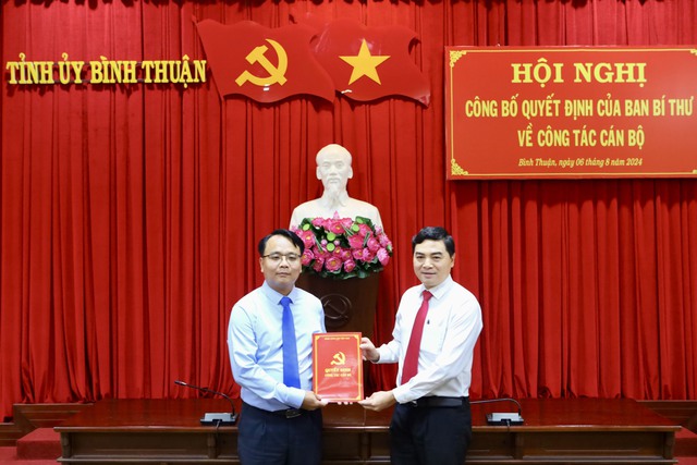 Ông Đặng Hồng Sỹ giữ chức Phó Bí thư Tỉnh uỷ Bình Thuận- Ảnh 4.