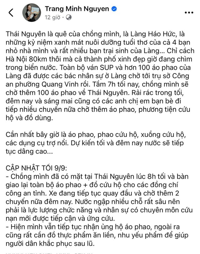 Dân mạng kêu gọi cùng nhau nấu đồ ăn gửi tới người dân vùng ngập lụt- Ảnh 1.