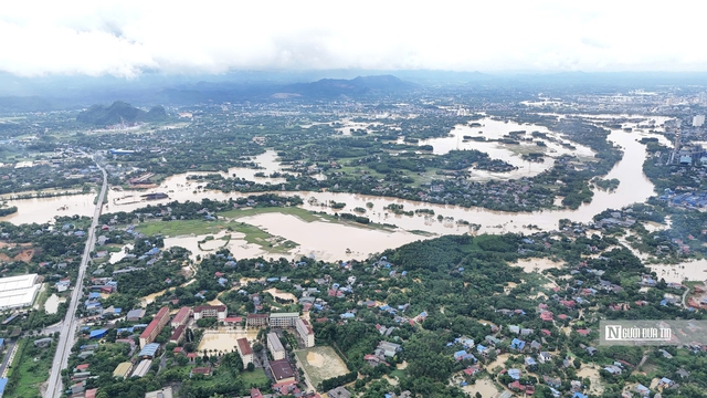 Toàn cảnh Thái Nguyên chìm trong biển nước- Ảnh 3.