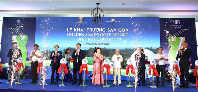 Khai trương tuyệt phẩm sân gôn nơi miền di sản cố đô Huế Golden Sands Golf Resort- Ảnh 1.