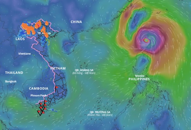 Bão Krathon tăng cấp chóng mặt với hướng đi "lạ thường", liệu có ảnh hưởng đến nước ta?- Ảnh 1.