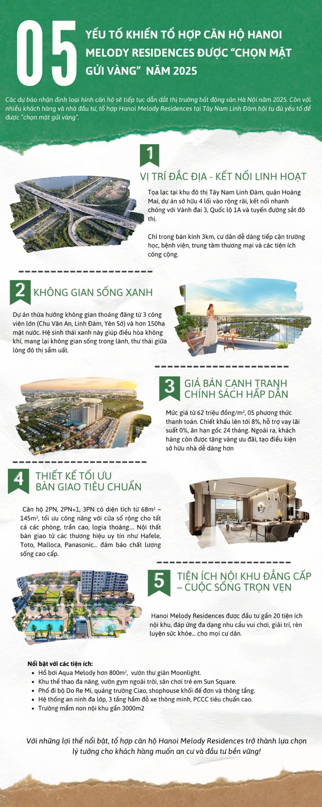 5 yếu tố khiến tổ hợp căn hộ Hanoi Melody Residences được “chọn mặt gửi vàng” năm 2025- Ảnh 1.