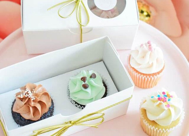 Cách làm hộp giấy đựng bánh cupcake đơn giản- Ảnh 4.