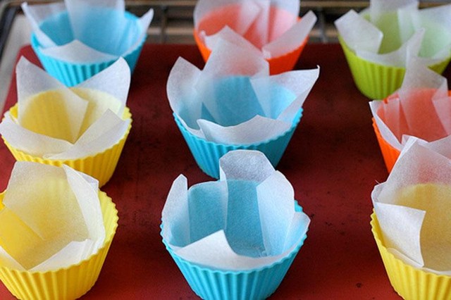 Cách làm hộp giấy đựng bánh cupcake đơn giản- Ảnh 5.