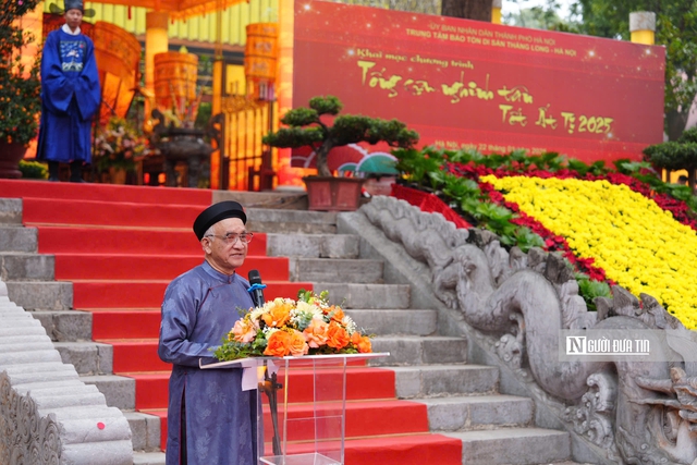 Tái hiện nghi lễ “Tống cựu nghinh tân” tại Khu di sản Hoàng thành Thăng Long- Ảnh 4.