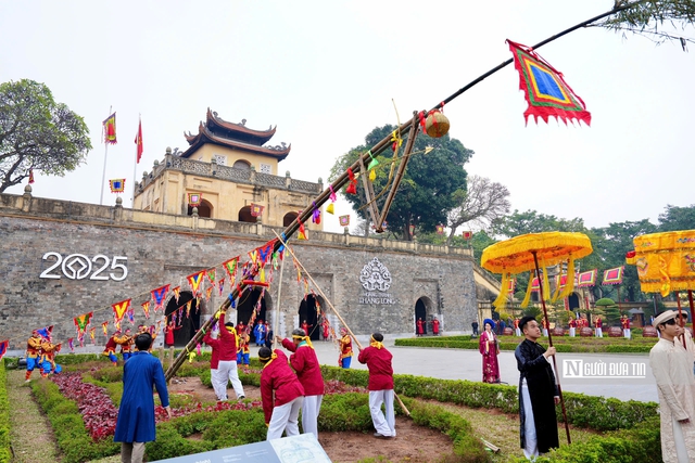 Tái hiện nghi lễ “Tống cựu nghinh tân” tại Khu di sản Hoàng thành Thăng Long- Ảnh 6.