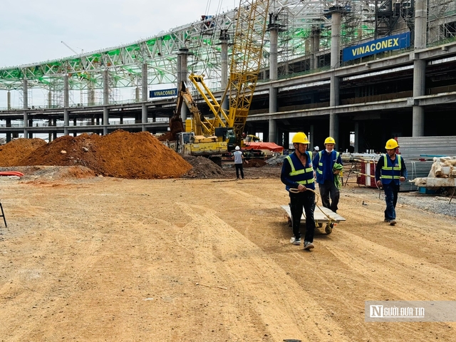 Công trường sân bay Long Thành những ngày cận Tết: Chạy đua với thời gian- Ảnh 4.